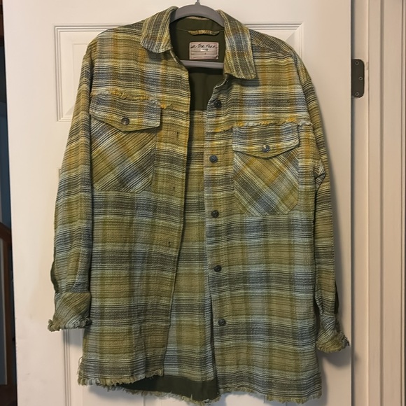 Free People Anneli Plaid Shirt Jacket - Picture 5 of 6
